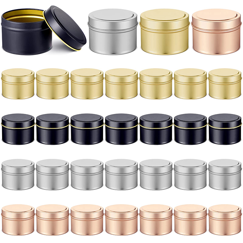 Metal Tin Lid 4Oz - 120Ml/4Oz Kaars Potten Lege Kaars Blikken