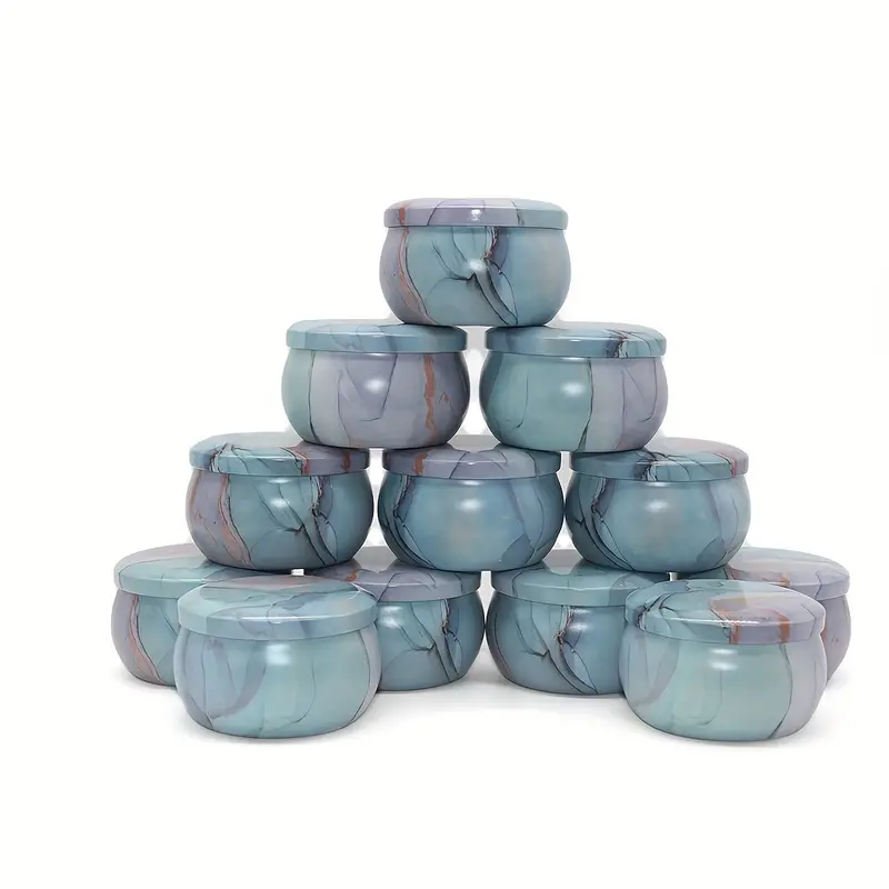 Metal Tin Lid 4Oz - 12 stuks 4oz kaarsenblikken met deksels,