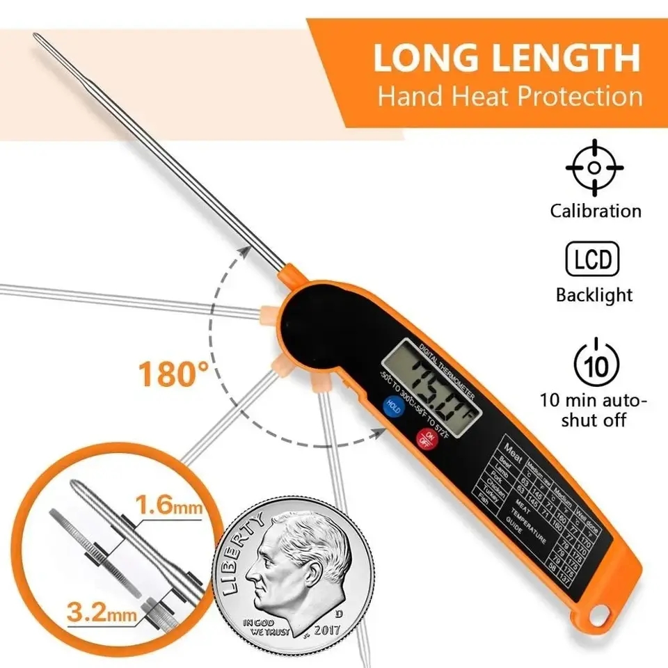 Candle Shop - Waterdichte digitale keukenthermometer voor vlees met