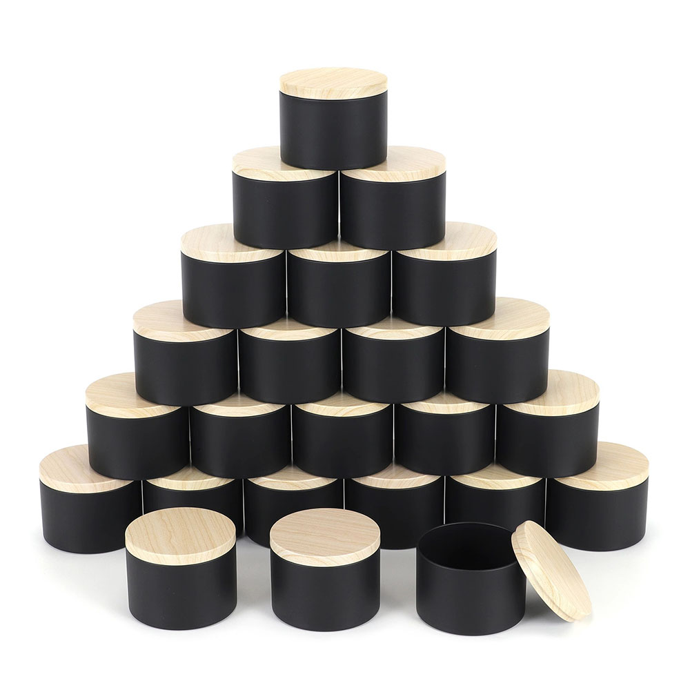 24 stks 4 oz Zwarte Kaars Pott - Metal Tin Lid 4Oz recensie en prijs
