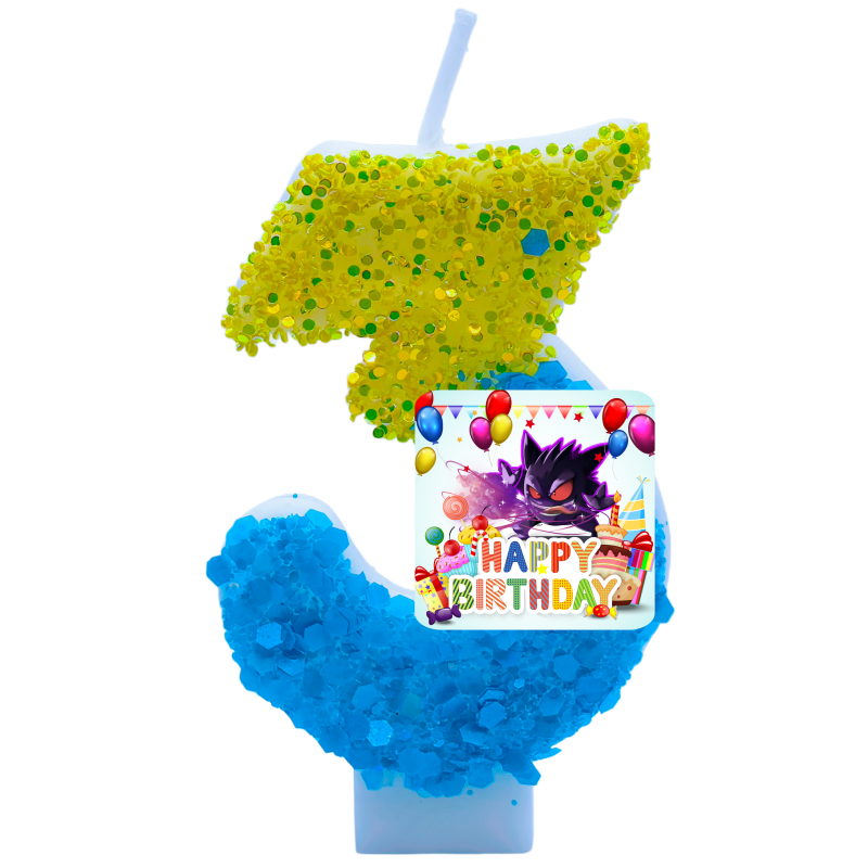 Pokemon Gengar Kaarsen Thema V - Zebra Candle Supplies recensie en prijs