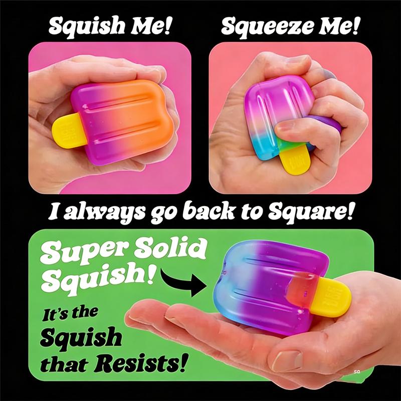 Sensorische Squishy IJsblokje  - Candle Shop recensie en prijs