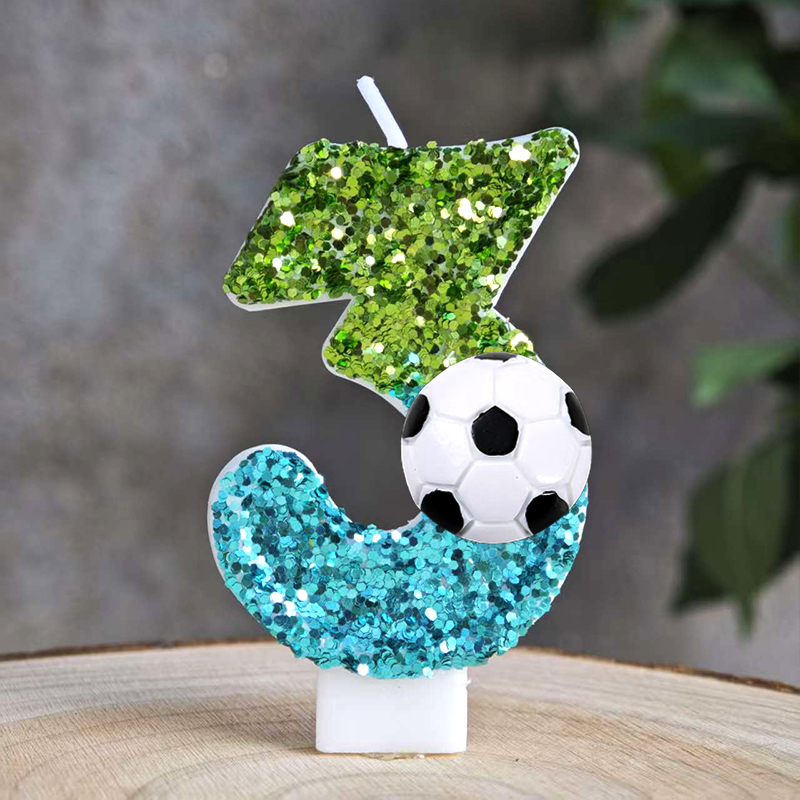 Voetbalkaarsen Nummer 0-9 Voet - Zebra Candle Supplies recensie en prijs